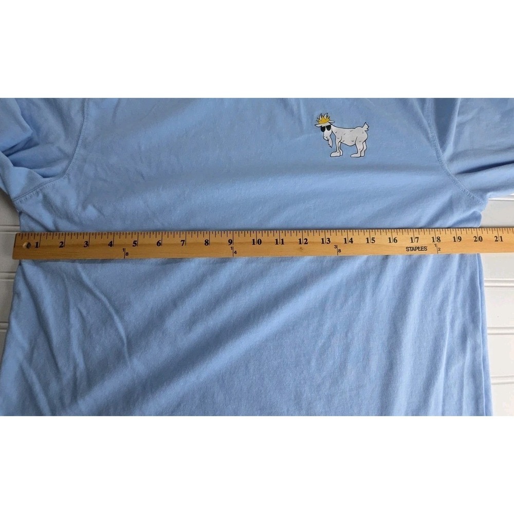 GOAT USA OG T-Shirt LONG SLEEVE Adult Size Medium Tee Shirt LONG Sleeves - Picture 5 of 8